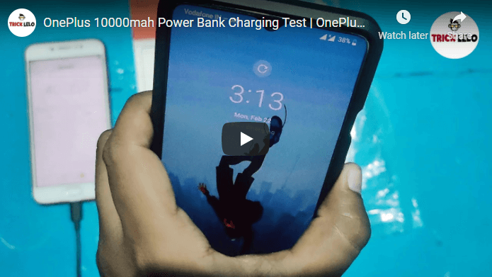 OnePlus Power Bank 10000mah Charging Test