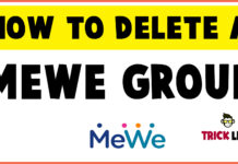 How To delete a MeWe Group | MeWe Group Trick
